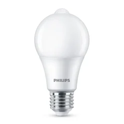 Philips LED-pære E27 A60 sensor 8 W 2 700 K matt Best
