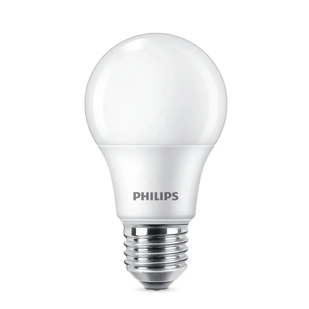 Philips LED-pære E27, 4,9W 470lm 2 700 K matt 2stk| E27 Pærer