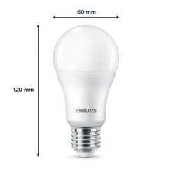 Philips LED-pære E27, 13W 1521lm 4 000 K matt 2stk Sale