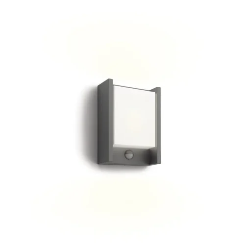 Philips LED-vegglampe Arbour UE, sensor, 2 700 K Hot