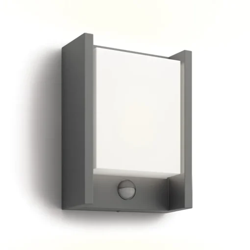 Philips LED-vegglampe Arbour UE, 2-pak, sensor, 2700 K| Vegglamper Med Sensor|Utebelysning Med Sensor