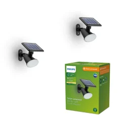 Philips LED-vegglampe Jivix, 2-pak| Solcellelamper