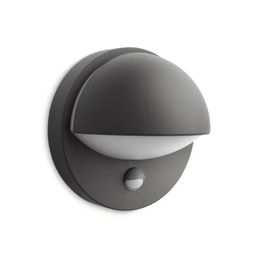 Philips myGarden June vegglampe sensor antrasitt| Vegglamper Med Sensor|Utebelysning Med Sensor