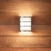 Philips Python utendørs LED-vegglampe i stål| Kommersiell Utebelysning|Vegglamper Utendørs