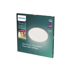 Philips Superslim LED IP44 4 000 K Ø 24,5cm hvit Outlet
