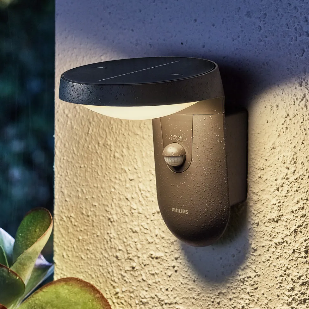 Philips Tyla ute solcellevegglampe sensor A-label New