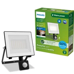 Philips utendørs LED-spot Lois UE Sensor, 14 W, 3000 K IP65
