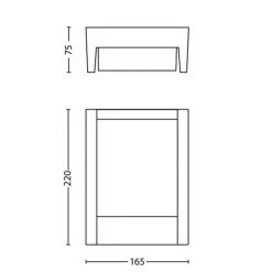 Philips utendørs LED-vegglampe Arbour UE, 3000 K Online