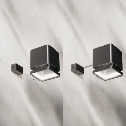 Philips utendørs LED-vegglampe Virona, svart, IP44