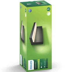 Philips utendørs LED-vegglampe Bustan, 2700 K