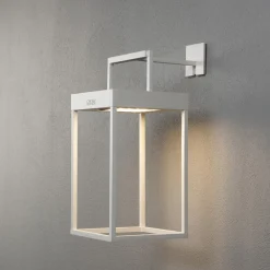 Konstsmide Portofino LED-solcellelykt, vegg / bord, hvit| Solcellelamper