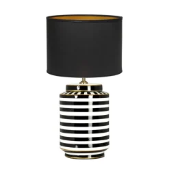 PR Home Gatsby bordlampe, Ø 30 cm, keramikk/tekstil Outlet
