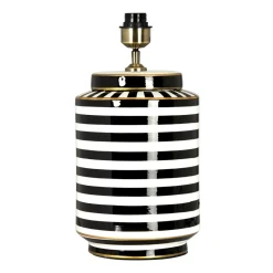 PR Home Gatsby bordlampe, Ø 30 cm, keramikk/tekstil Outlet