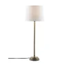 PR Home Kent bordlampe, hvit/messing, konisk skjerm| Bordlamper
