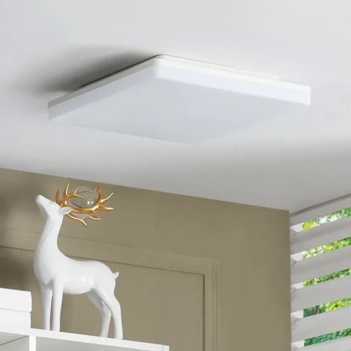 PRIOS Artin LED-taklampe, kantet, 28 cm| Kontorbelysning