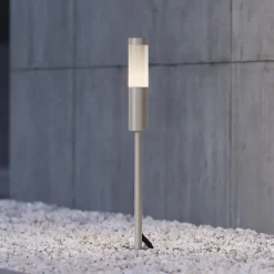 PRIOS Edinai utendørs LED-spot med spyd, 3 stk Best