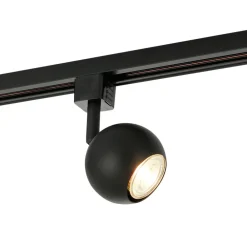 PRIOS Felipo 1-faset skinnespotlight, svart Best