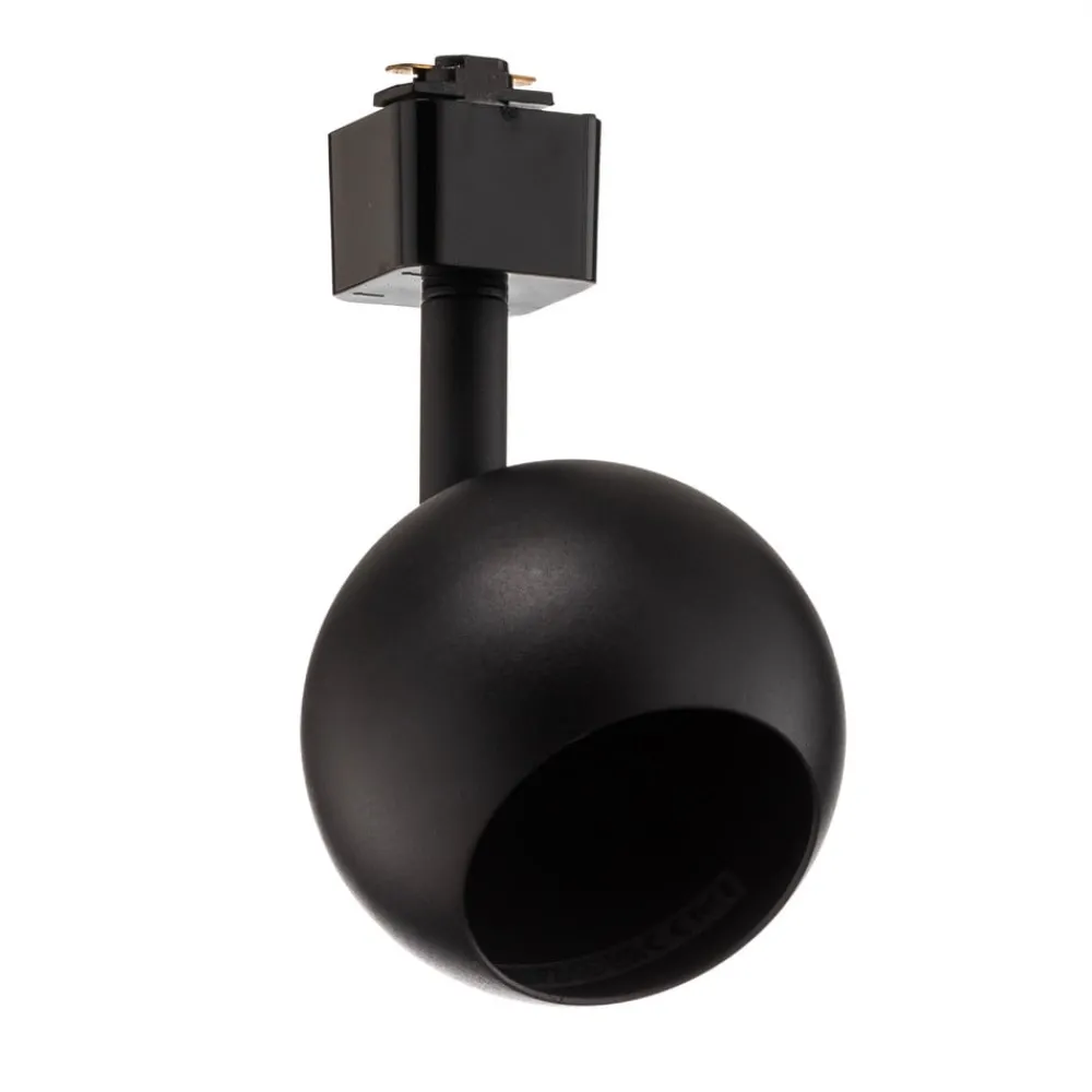 PRIOS Felipo 1-faset skinnespotlight, svart Best