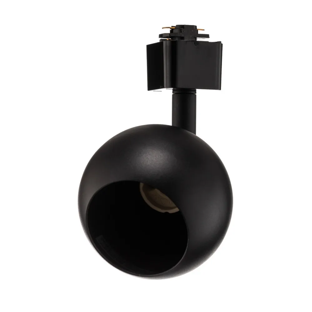 PRIOS Felipo 1-faset skinnespotlight, svart Best