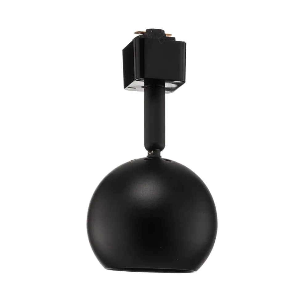 PRIOS Felipo 1-faset skinnespotlight, svart Best