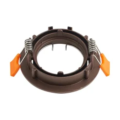 PRIOS innfelt taklampe Fibur, bronse, aluminium, Ø 8,2 cm Best