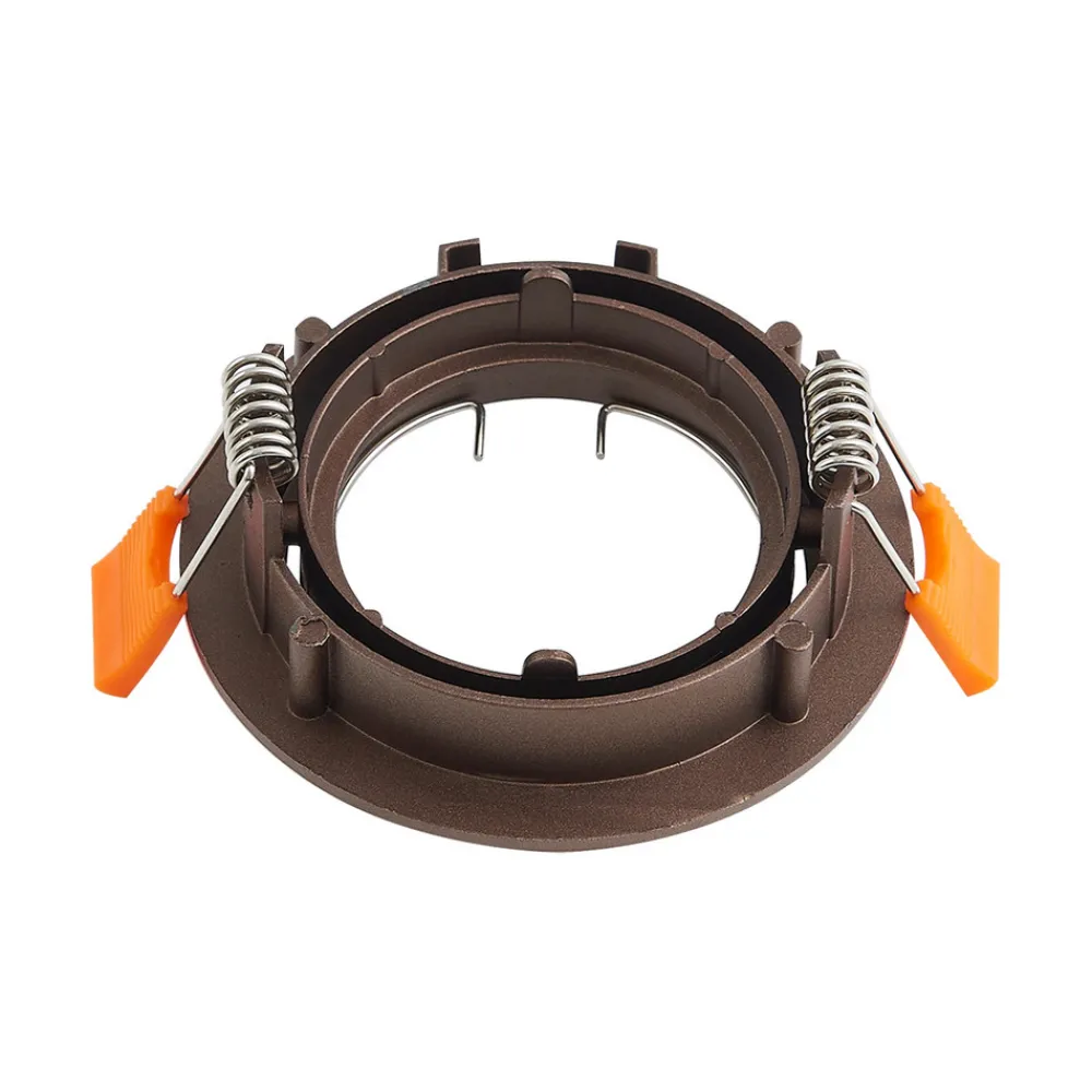 PRIOS innfelt taklampe Fibur, bronse, aluminium, Ø 8,2 cm Best