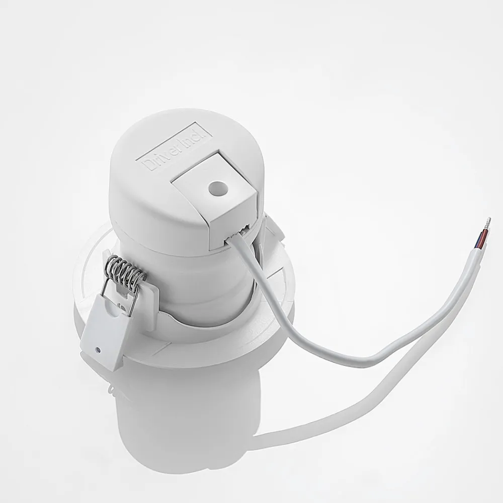 PRIOS LED innbyggingslampe Shima, hvit, 9W, 3000K, 2 enheter, dimbar Outlet