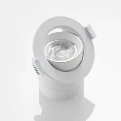 PRIOS LED innbyggingslampe Shima, hvit, 9W, 3000K, 2 enheter, dimbar Outlet
