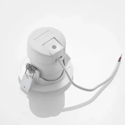 PRIOS LED innbyggingslampe Shima, hvit, 9W, 3000K, 10stk, dimbar| Downlights