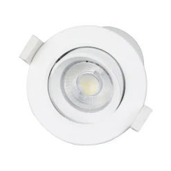 PRIOS LED innfellingslampe Shima, hvit, 7W, 3000K, 2 enheter, dimbar Best
