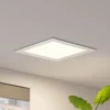 PRIOS LED innfelt lampe Helina, sølv, 22 cm, 18 W, dimbar| Butikkbelysning|Kontorbelysning