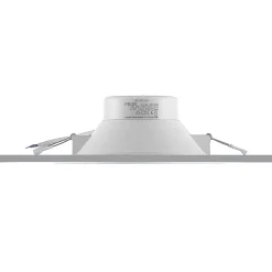PRIOS LED innfelt spot Rida, hvit. Ø 23 cm, 25W, CCT, IP44 Clearance