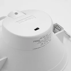 PRIOS LED innfelt spot Rida, hvit. Ø 19 cm, CCT, IP44| Kontorbelysning|Downlights