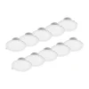 PRIOS LED-innbyggingslampe Rida, 10stk, hvit, 23cm, 25W, CCT, IP44 Outlet