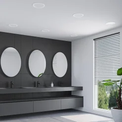 PRIOS LED-innbyggingslampe Cadance, hvit, 22 cm, sett med 3 stk, CCT New