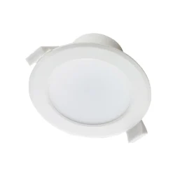 PRIOS LED-innbyggingslampe Rida, sett med 10 stk, hvit, 15 cm, CCT, IP44| Downlights