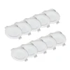 PRIOS LED-innbyggingslampe Rida, 10stk, hvit, 23cm, 30W, CCT, IP44| Downlights