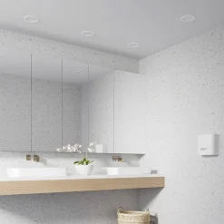 PRIOS LED-innbyggingslampe Cadance, hvit, 17 cm, sett med 10 stk, CCT Best