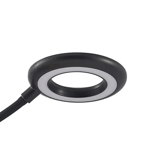PRIOS LED-klemmelampe Harumi, svart, oppladbart batteri, USB, 51 cm Discount
