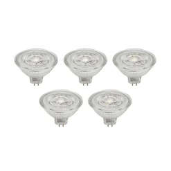 PRIOS LED-reflektor GU5.3 4.9W 500lm 36° klar 830 sett med 5 stk New