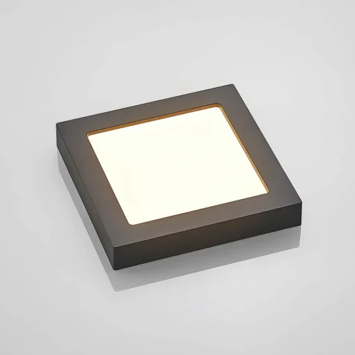 PRIOS LED-taklampe Alette, svart, 18 W, CCT, dimbar Hot