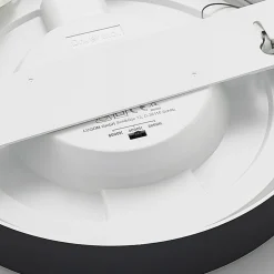 PRIOS LED-taklampe Edwina, svart, 23 cm, CCT, IP44| Led-Innendørs