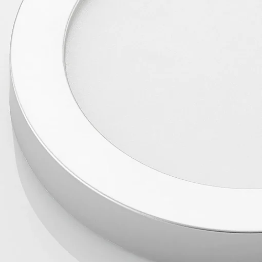 PRIOS LED-taklampe Edwina, sølv, 25 cm, CCT, IP44 Discount