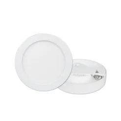 PRIOS LED-taklampe Edwina, hvit, 23 cm, sett med 3 stk