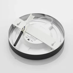 PRIOS LED-taklampe Edwina, svart, 25 cm, CCT, IP44| Led-Innendørs