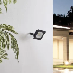 PRIOS Maikel utendørs LED-spot, 20W, 1500lm, metall