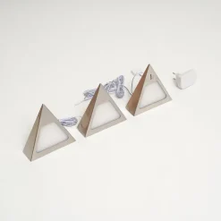 PRIOS Odia LED-benkbelysning, stål, 3 lyskilder.| Led-Innendørs