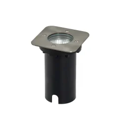 PRIOS Riya nedfelt lampe, kantet, stål| Kommersiell Utebelysning|Nedfelt Utebelysning