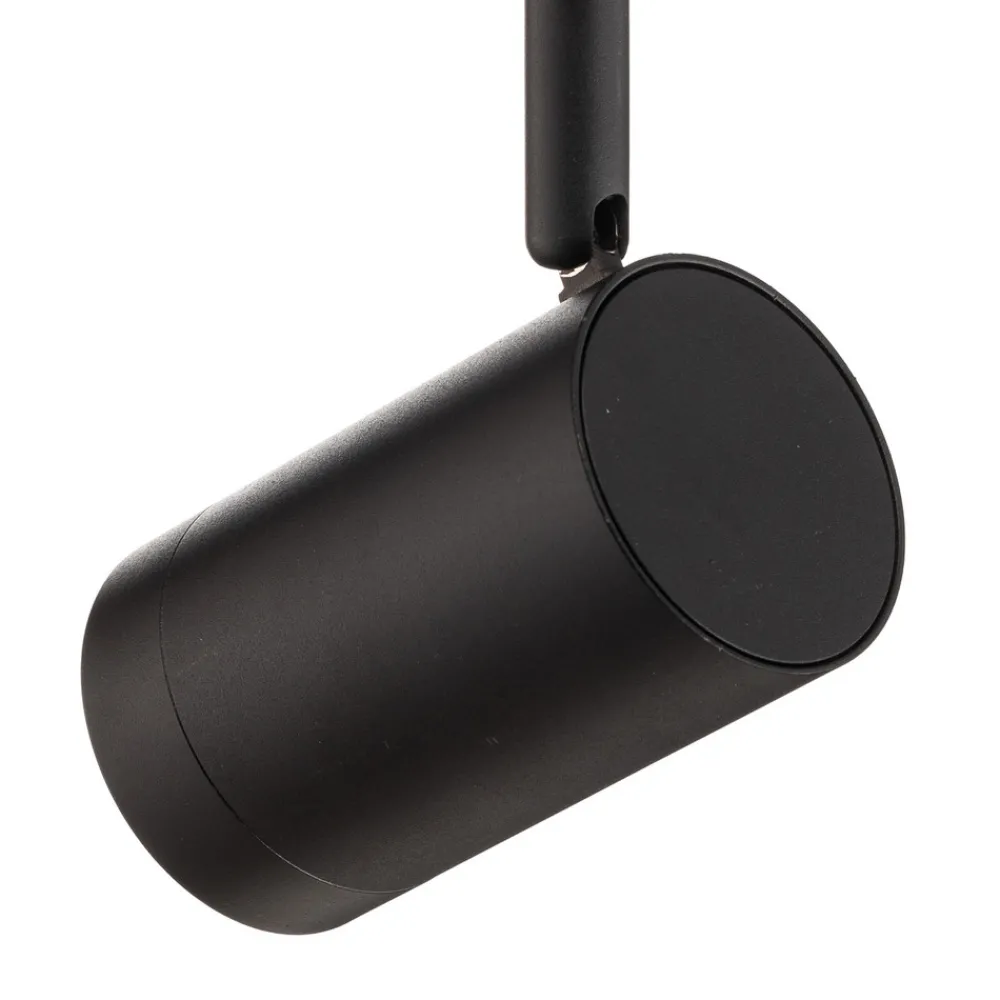 PRIOS skinnespotlight Jorell, svart, 1 lyskilde, GU10, metall Hot