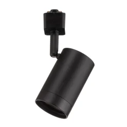 PRIOS skinnespotlight Jorell, svart, 1 lyskilde, GU10, metall Hot